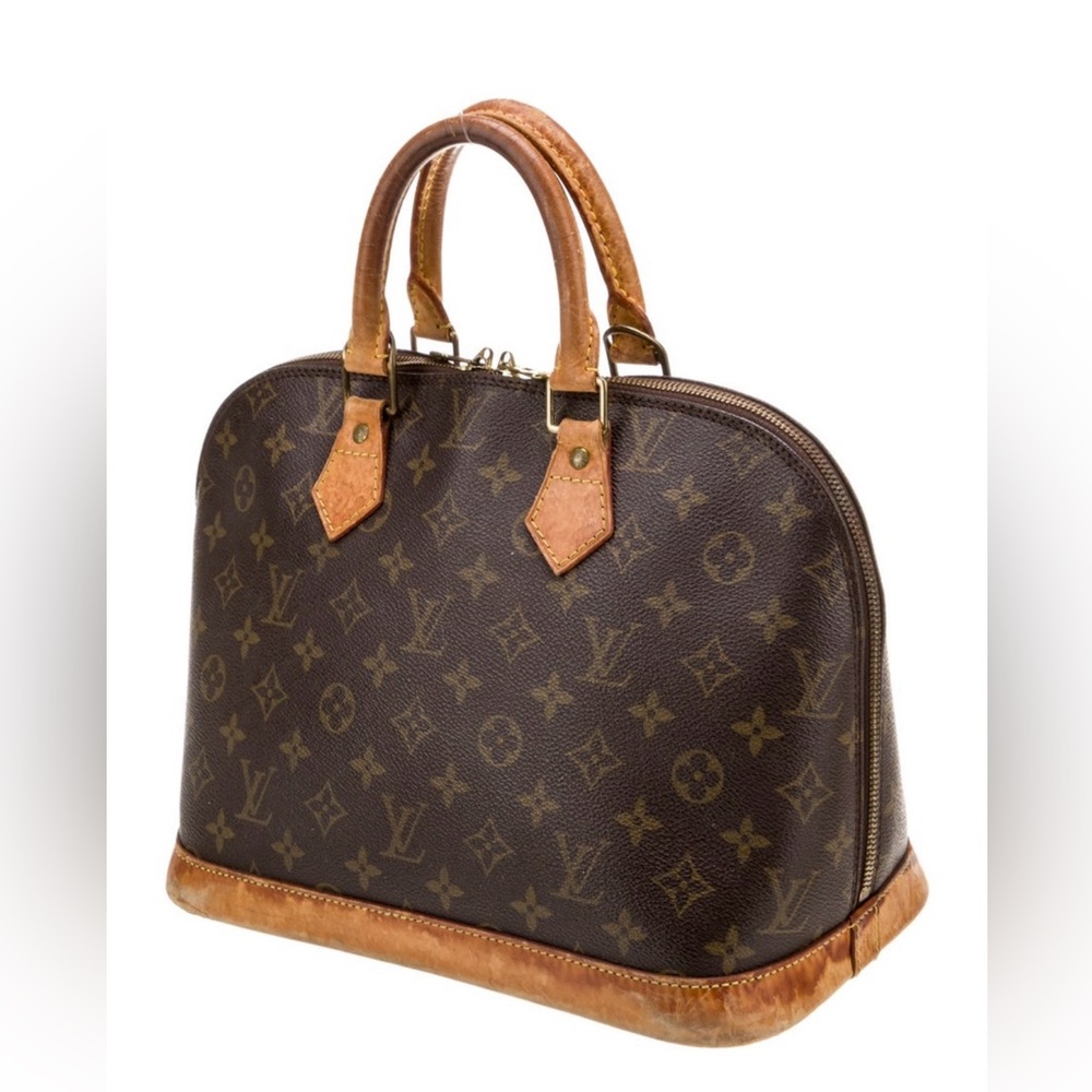 Louis Vuitton Brown and Tan Monogram Bag - Picture 3 of 6
